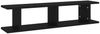 vidaXL Wandregale 2 Stk. Schwarz 90x18x20 cm Holzwerkstoff 807197 Bild 4
