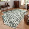 In- & Outdoor Teppich Malta Grün Creme - 120x170x0,5cm Bild 5