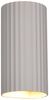 Wandleuchte SOKA mit Up and Down Lichteffekt, Metall Hellgrau, Höhe 18cm Bild 2