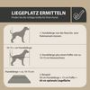 Rohrschneider Tierkissen Made in EU mit Anti-Rutsch strapazierfähiges Hundekissen Gr. 1 grau, 1-3 Steppnähte Bild 3