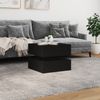 vidaXL Couchtisch mit LED-Leuchten Schwarz 50x50x40 cm 839855 Bild 4
