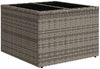 vidaXL 6-teiliges Gartensofa-Set mit Kissen, grau, Polyrattan 3220140 Bild 4