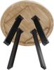 Esszimmertisch rund 130 cm Akazienholz naturfarben schwarz SOPHIA 134963635 Bild 4