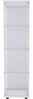 Furnishings Home Vitrine Glasvitrine stehend Standvitrine mit Glastüren, 2 bis 4 Ebenen (42.5 x 36.5 x 164 cm, 4 Fächer, Mit Sicherheitsschloss) perfekt für Sammler, Sammlervitrine Bild 4