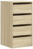 vidaXL Kommode Sonoma-Eiche 40x41x76 cm Holzwerkstoff 852863 Bild 2