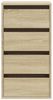 vidaXL Kommode Sonoma-Eiche 40x41x76 cm Holzwerkstoff 852863 Bild 4