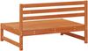 vidaXL Garten Mittelssofa Massives Kiefernholz Wachsbraun 865601 Bild 5