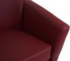 Lounge-Sessel HWC-O17, Sessel Clubsessel Cocktailsessel, FSC®-zertifiziert Kunstleder ~ bordeaux Bild 5