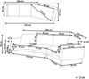 3-Sitzer Sofa Stoff hellgrau KANSSELI Bild 2