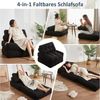 LITBIRD Schlafsofa faltbar, 4-in-1 Multifunktionssofa, Sitzsack-Sofa, Relaxsessel, 1 Teile, Spielsofa & Gästebett für kleine Räume Bild 4