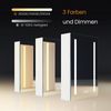 EMKE Badspiegel Spiegelschrank Bad mit LED Beleuchtung Beschlagfrei Lichtspigel, mit Ablage,Touchschalter,3 Lichtfarben,Steckdose und USB Anschlüsse 50×70×14.5cm Bild 3