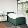 vidaXL Boxspringbett mit Matratze Dunkelgrün 80x200 cm Samt 3286165 Bild 3