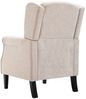 vidaXL Sessel Beige Stoff 248614 Bild 5