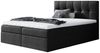 Boxspringbett Schlafzimmerbett CARMEN 180x220 cm Schwarz Bild 2