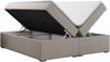 Boxspringbett - Doppelbett mit Multipocket-Matratze - BESS -180x200 - Beige Stoff - H3 Bild 4