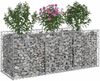 vidaXL Gabionen-Hochbeet Silber 42033292 Bild 3
