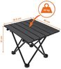 Spetebo Campingstuhl Camping Sitzgruppe 3-teilig mit Aluminium Klapptisch und Tragetasche (Set, 1 St), Garten Tischgruppe mit 2 Campingstühlen bis 100kg Bild 3