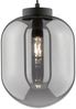 LED Pendelleuchte Industrial 1-flammig Rauchglas Glaskugel, Ø 24cm Bild 5