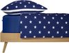 Schiesser Spannbettlaken Elli - 97/3 - 180 x 200 cm - Dunkelblau Bild 3