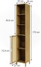 Badschrank Liora Bambus 30 x 170 cm Vicco Bild 2