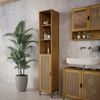 Badschrank Liora Bambus 30 x 170 cm Vicco Bild 3