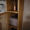 Badschrank Liora Bambus 30 x 170 cm Vicco Bild 4