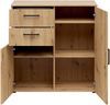 Carryhome 'MULTISTAURAUM' Kommode, Holznachbildung Eiche Artisan, 80 x 83 x 40 cm, mit 2 Schubladen Bild 2