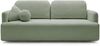 Selsey 'Lambina' 3-Sitzer Sofa mit Schlaffunktion und Bettkasten, Bouclé, Salbeigrün Bild 5