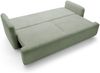 Selsey 'Lambina' 3-Sitzer Sofa mit Schlaffunktion und Bettkasten, Bouclé, Salbeigrün Bild 3