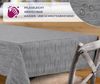 Wachstuchtischdecke rund oval eckig, Georginias Tischdecke abwischbar, Farbe und Größe wählbar (Eckig 100x140 cm Grau) Bild 2