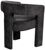 Livin Hill Leith LET71BLA Gepolsterter Stuhl, 100% Polyester;Basis: Sperrholz aus Pappelholz, 75 x 58 x 62 cm Bild 4