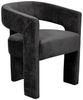 Livin Hill Leith LET71BLA Gepolsterter Stuhl, 100% Polyester;Basis: Sperrholz aus Pappelholz, 75 x 58 x 62 cm Bild 2