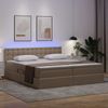 vidaXL Bett mit Stauraum und LED Cappuccino 180 x 200 cm Kunstleder 3371544 Bild 5