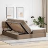 vidaXL Bett mit Stauraum und LED Cappuccino 180 x 200 cm Kunstleder 3371544 Bild 4