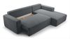 AX LIVING Catea Eckschlafsofa mit Bettkasten R – Graue Eckcouch 279 cm Bild 5
