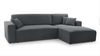 AX LIVING Catea Eckschlafsofa mit Bettkasten R – Graue Eckcouch 279 cm Bild 2