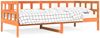 vidaXL Tagesbett ohne Matratze Wachsbraun 80x200 cm Massivholz Kiefer 844409 Bild 2