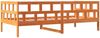 vidaXL Tagesbett ohne Matratze Wachsbraun 80x200 cm Massivholz Kiefer 844409 Bild 3
