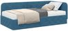 vidaXL Eckbettgestell Blau 90 x 190 cm Samt 3394071 Bild 3