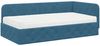 vidaXL Eckbettgestell Blau 90 x 190 cm Samt 3394071 Bild 2