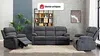 Vente-unique - Relaxsofa 2-Sitzer - Stoff - Anthrazit - TOLZANO Bild 2