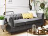 3-Sitzer Sofa Polsterbezug grau CHESTERFIELD Bild 3