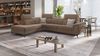 Sofanella Ecksofa AMARO Sofalandschaft Funktionssofa Stoff in Dunkelgrau M: 308 Breite x 108 Tiefe Bild 3