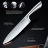 18-teiliges RAXCO Edelstahl Steakmesser Küchenmesser Set mit Block Bild 4