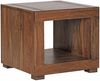 Couchtisch Mumbai 50cm Sheesham Massivholz Dunkelbraun Landhausstil Bild 2
