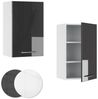 Badschrank Fame-Line Anthrazit Hochglanz 45 x 72 cm Vicco Bild 3