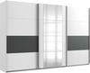 Wimex Schwebetürenschrank Barmbek Schlafzimmerschrank Garderobenschrank Kleiderschrank mit 2 Stoffboxen und 2 zusätzlichen Böden, Spiegeltür Bild 2