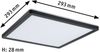 Paulmann 71015 LED Panel Atria Shine 293x293 mm 4000K Schwarz Bild 2