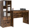 vidaXL Schreibtisch mit Schubladen 2 pcs Geräucherte Eiche 3337373 Bild 3