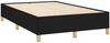 vidaXL Boxspringbett mit Matratze Schwarz 120x190 cm Stoff 3269925 Bild 4